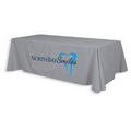 6' Premium Thermal Transfer Table Cover (2C Imprint) (A+ Rated, No Rush, Proof, or Setup Charges)
